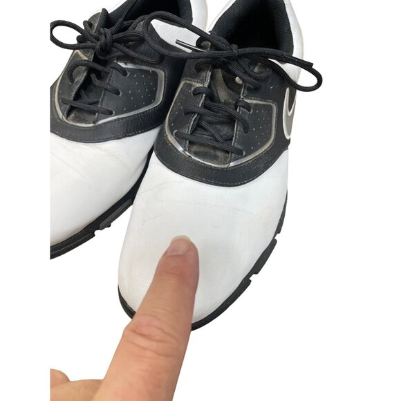 Nike Tour Golf Mens Black White TW Golf Shoes Sneakers Sz 9.5 SKU 9440 - Picture 15 of 16